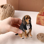 Mini Felt Pet Figurine | Handmade Custom Sculpture(7 -10 cm)