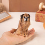 Mini Felt Pet Figurine | Handmade Custom Sculpture(7 -10 cm)
