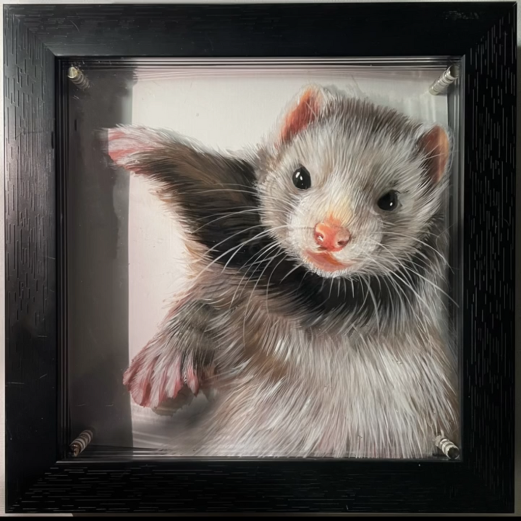 3D Hand-Painted Pet Art