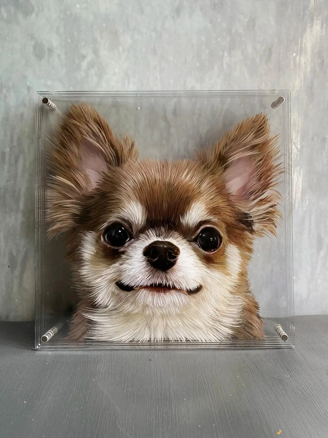 3D Hand-Painted Pet Art