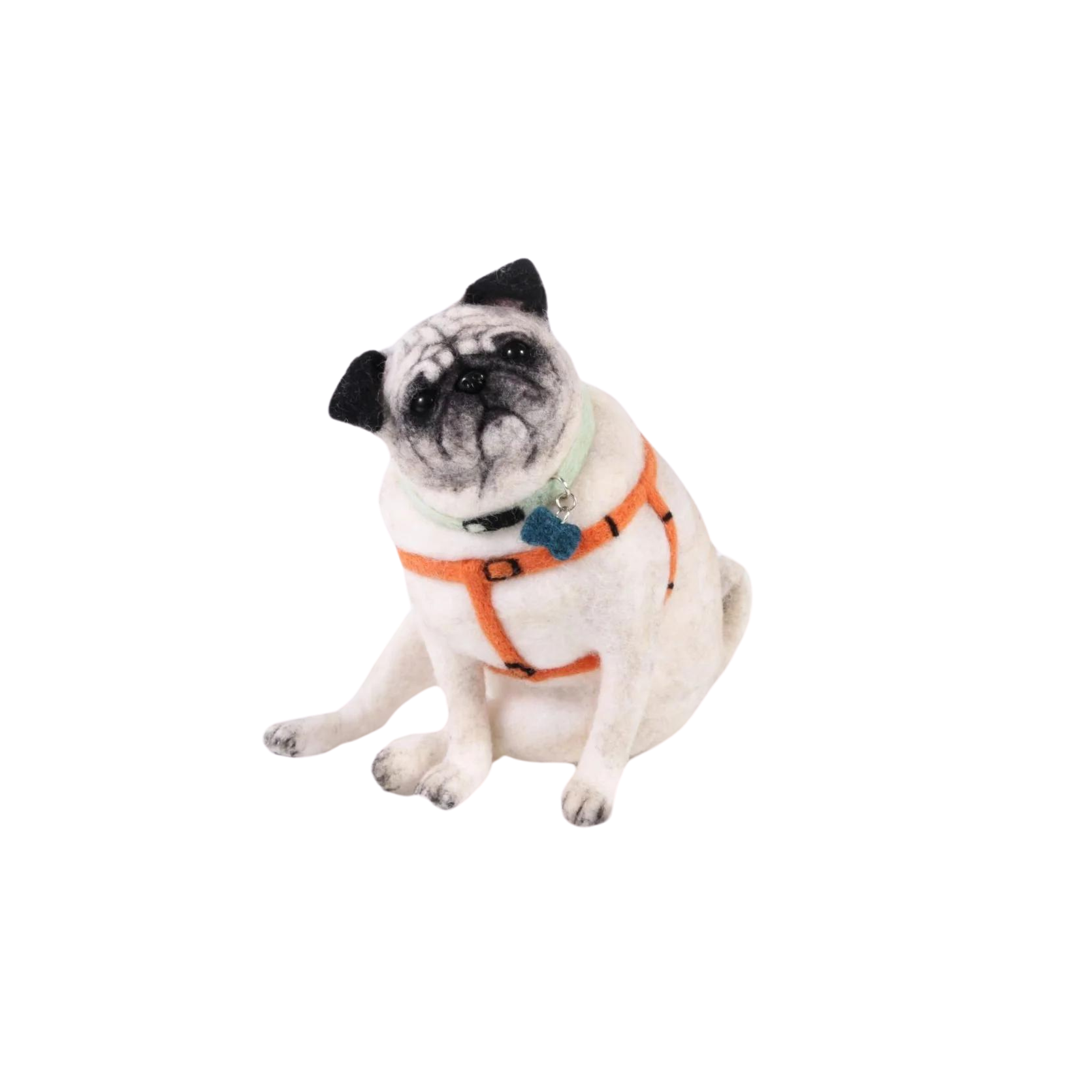 Custom Felt Pet Sculpture | Handmade Full-Body Pet Figurine